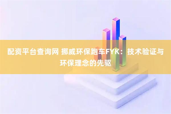 配资平台查询网 挪威环保跑车FYK：技术验证与环保理念的先驱